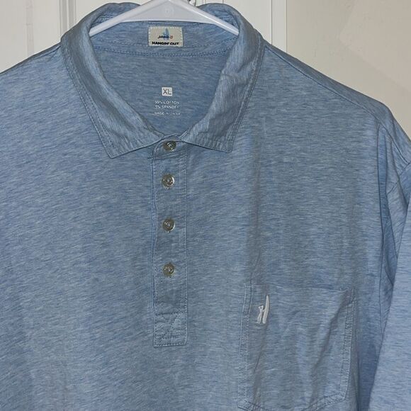 Johnnie O North Carolina UNC Color NC Golf pocket Polo Shirt XL Hanging Out - Picture 1 of 5